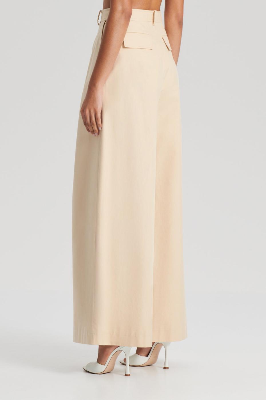 Trousers | Women Scanlan Theodore PLEAT DRAPE LEG TROUSER Sand