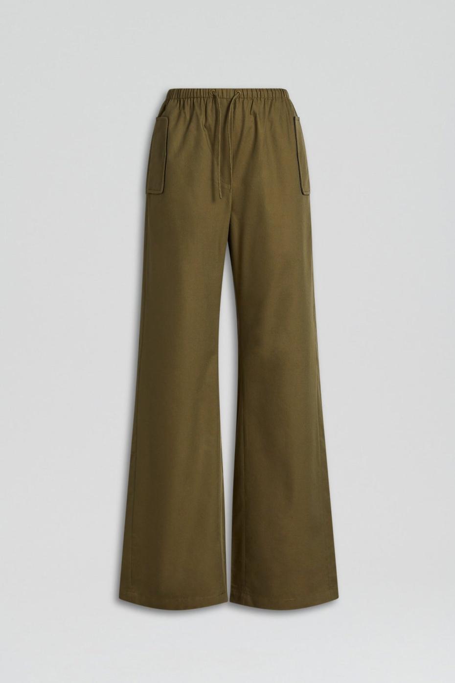 Trousers | Women Scanlan Theodore POCKET CARGO Khaki