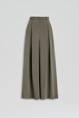 Trousers | Women Scanlan Theodore SILK CROP TROUSER Taupe