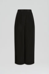 Trousers | Women Scanlan Theodore SILK CROPPED TROUSER Black
