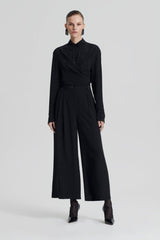 Trousers | Women Scanlan Theodore SILK CROPPED TROUSER Black