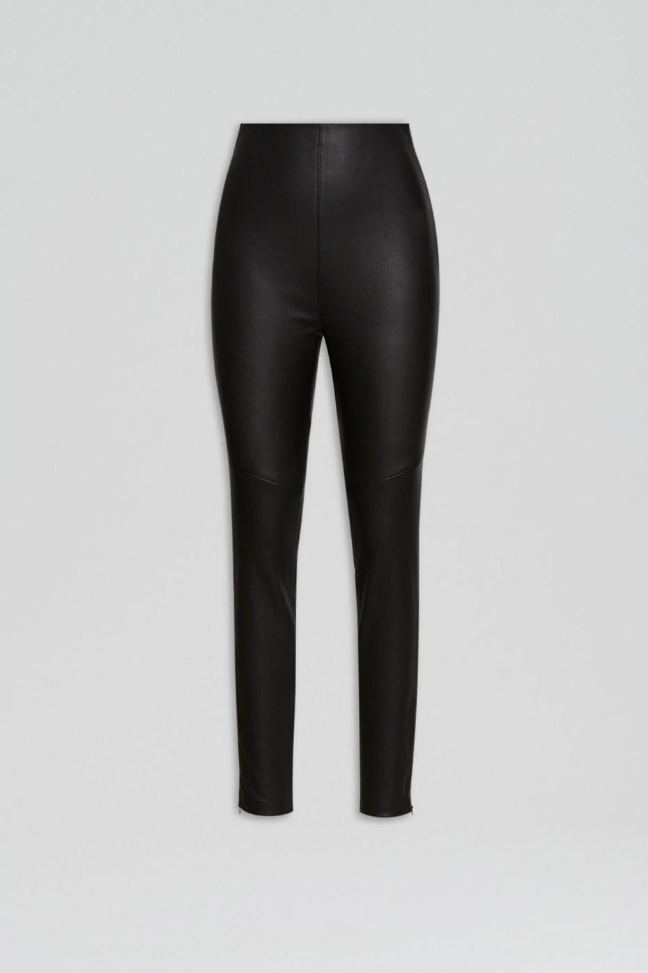 Trousers | Women Scanlan Theodore STRETCH LEATHER LEGGING Black