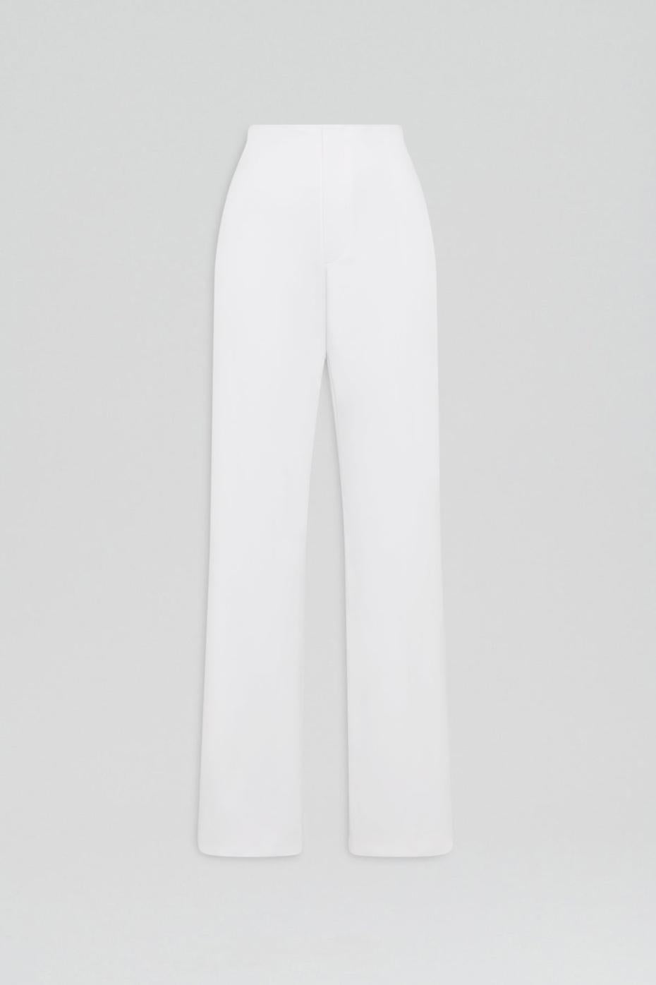 Trousers | Women Scanlan Theodore TAILORED CREPE TROUSER White