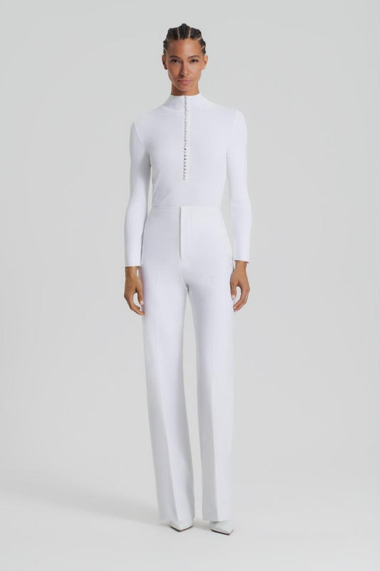 Trousers | Women Scanlan Theodore TAILORED CREPE TROUSER White