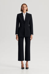 Trousers | Women Scanlan Theodore TAILORED CROP HIGH WAIST TROUSER Black
