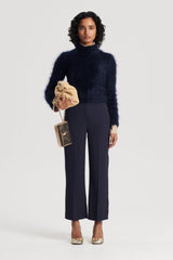 Trousers | Women Scanlan Theodore TAILORED CROP TROUSER Navy