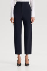 Trousers | Women Scanlan Theodore TAILORED SLIM CROP TROUSER Navy