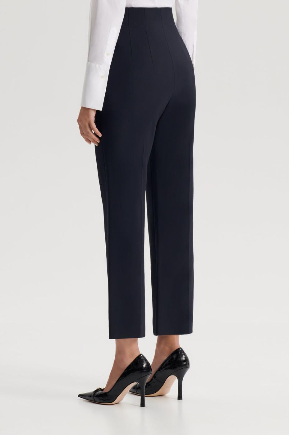 Trousers | Women Scanlan Theodore TAILORED SLIM CROP TROUSER Navy