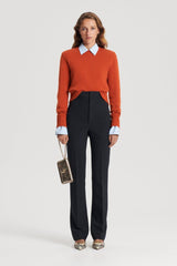 Trousers | Women Scanlan Theodore TAILORED STRIPE TROUSER Charcoal