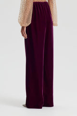 Trousers | Women Scanlan Theodore VELVET TROUSER Mulberry