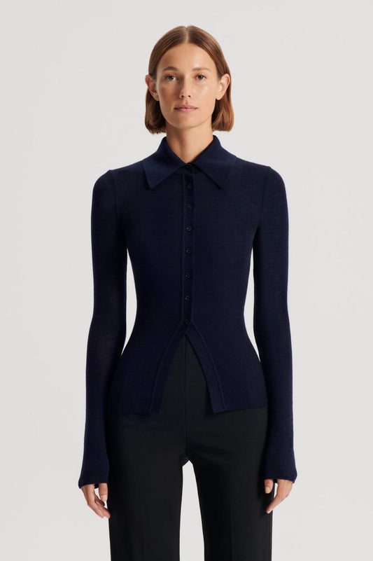 Babywool | Women Scanlan Theodore BABYWOOL CARDIGAN Navy All