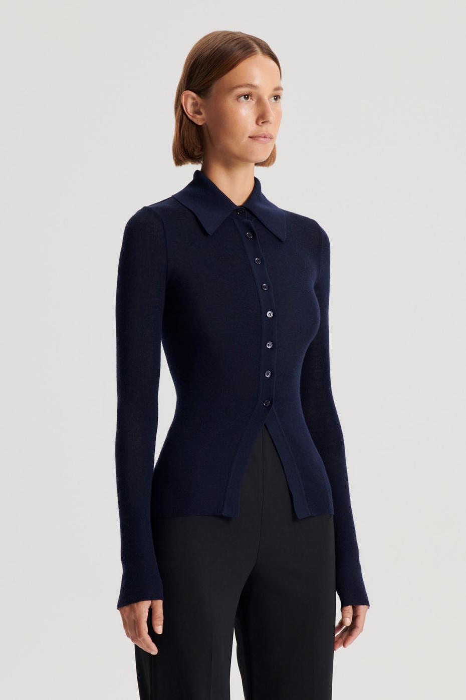 Babywool | Women Scanlan Theodore BABYWOOL CARDIGAN Navy All
