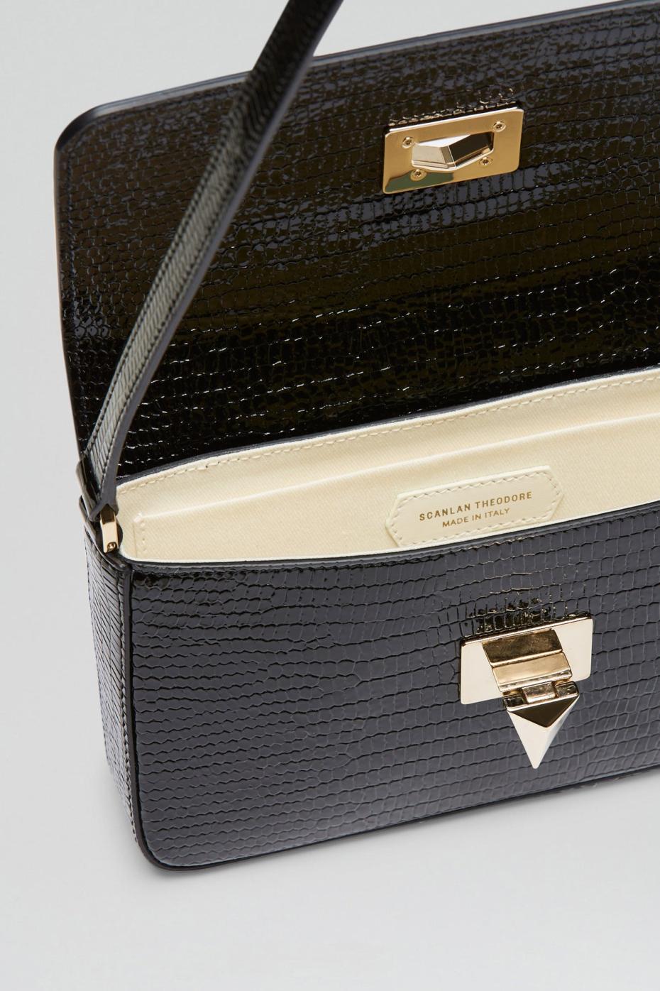 Bags | Women Scanlan Theodore EMBOSSED SLIM BAG Black