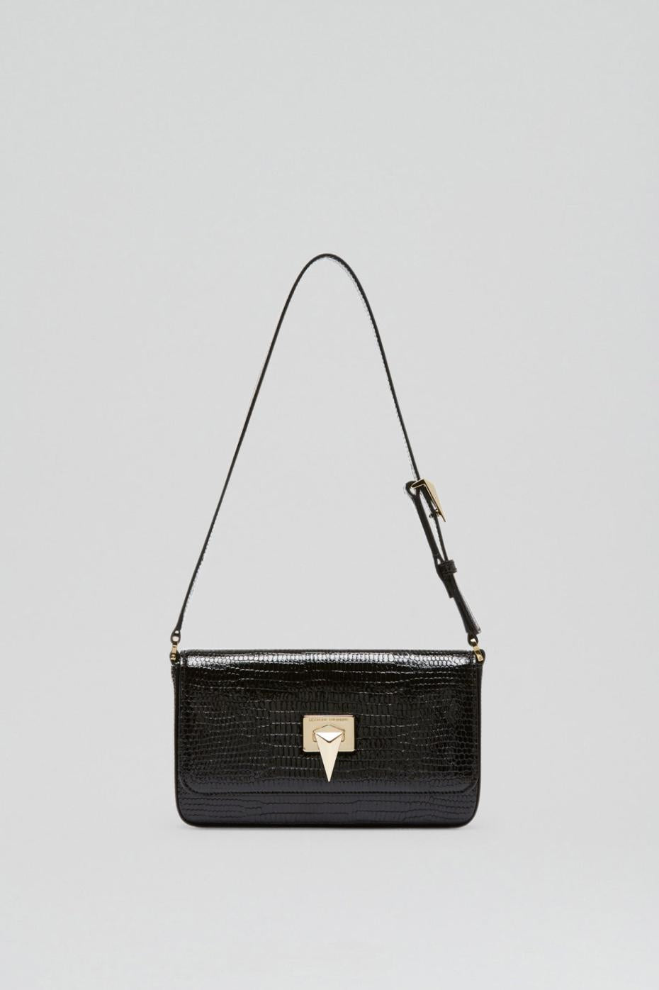 Bags | Women Scanlan Theodore EMBOSSED SLIM BAG Black