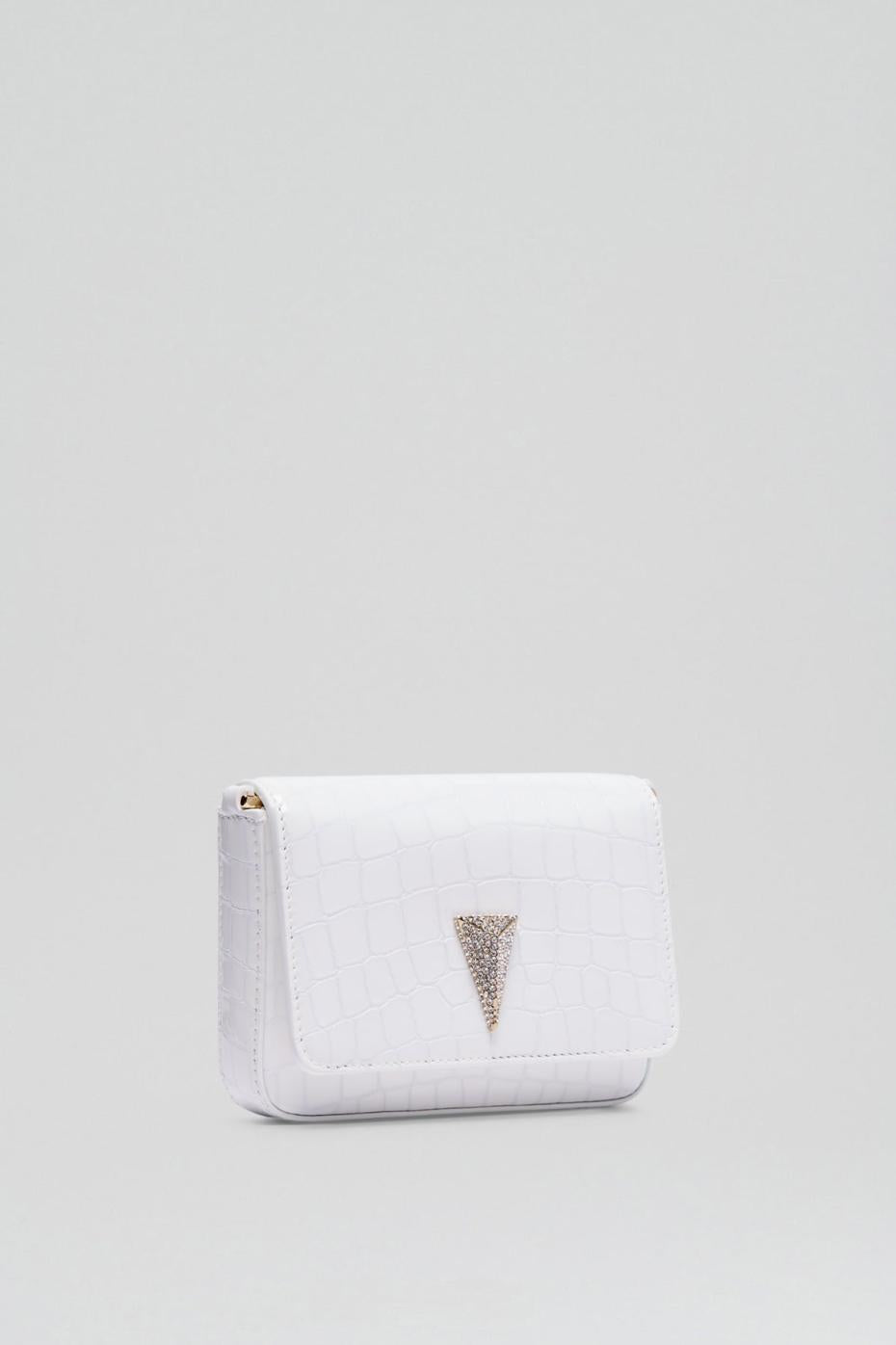 Bags | Women Scanlan Theodore MINI TRIANGLE DIAMANTE BAG White