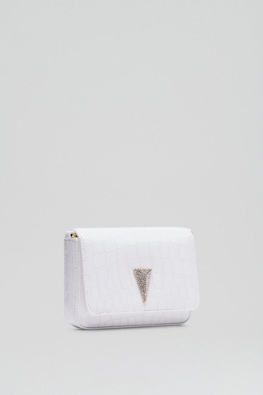 Bags | Women Scanlan Theodore MINI TRIANGLE DIAMANTE BAG White