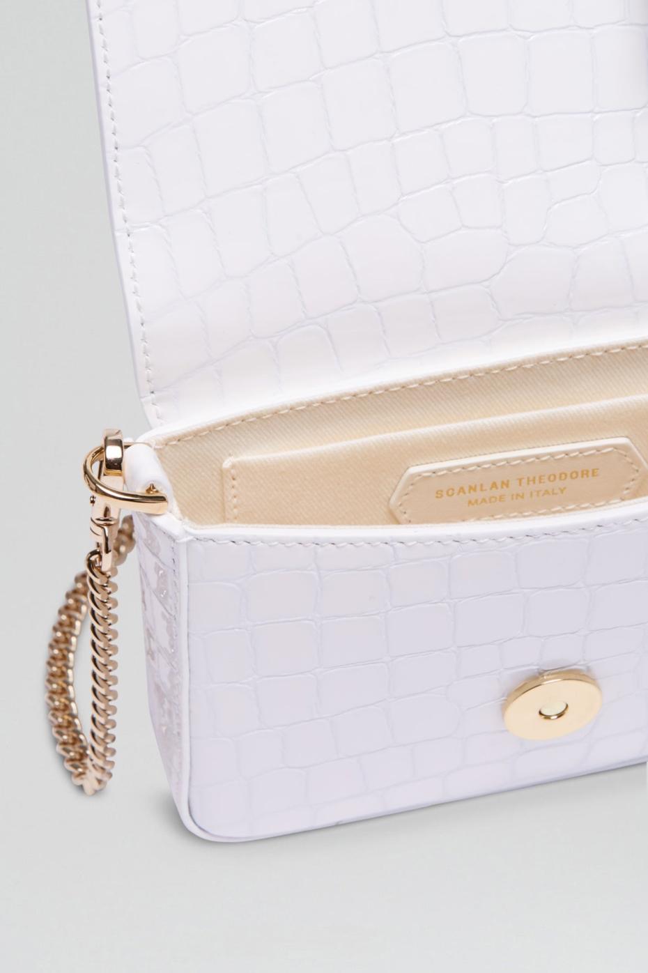 Bags | Women Scanlan Theodore MINI TRIANGLE DIAMANTE BAG White