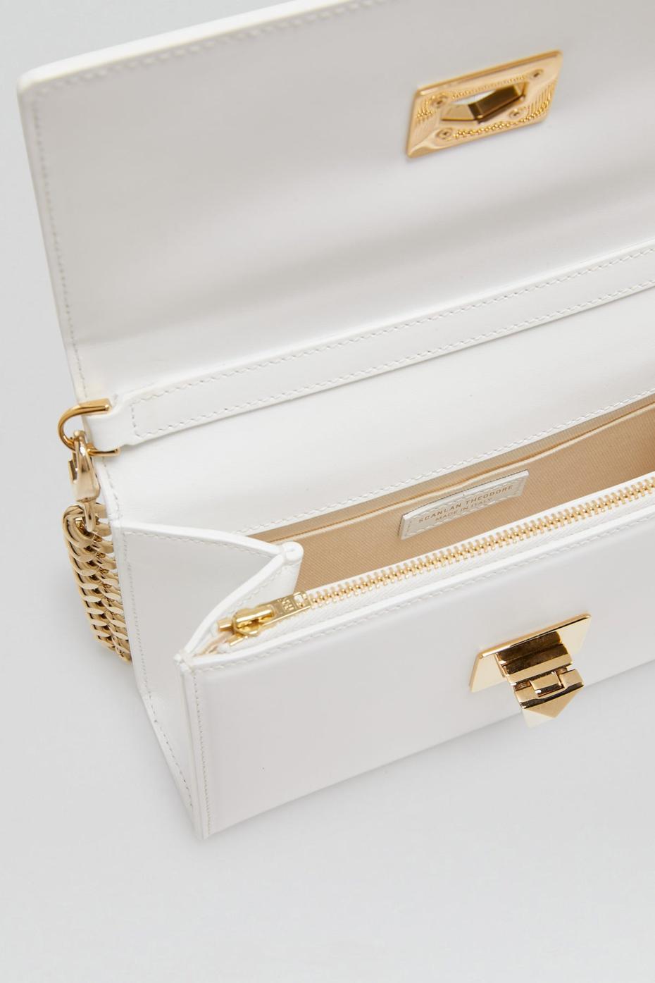 Bags | Women Scanlan Theodore TRIANGLE CHAIN BAG White