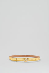 Belts | Women Scanlan Theodore FLOWER BUCKLE BELT 2 Gold