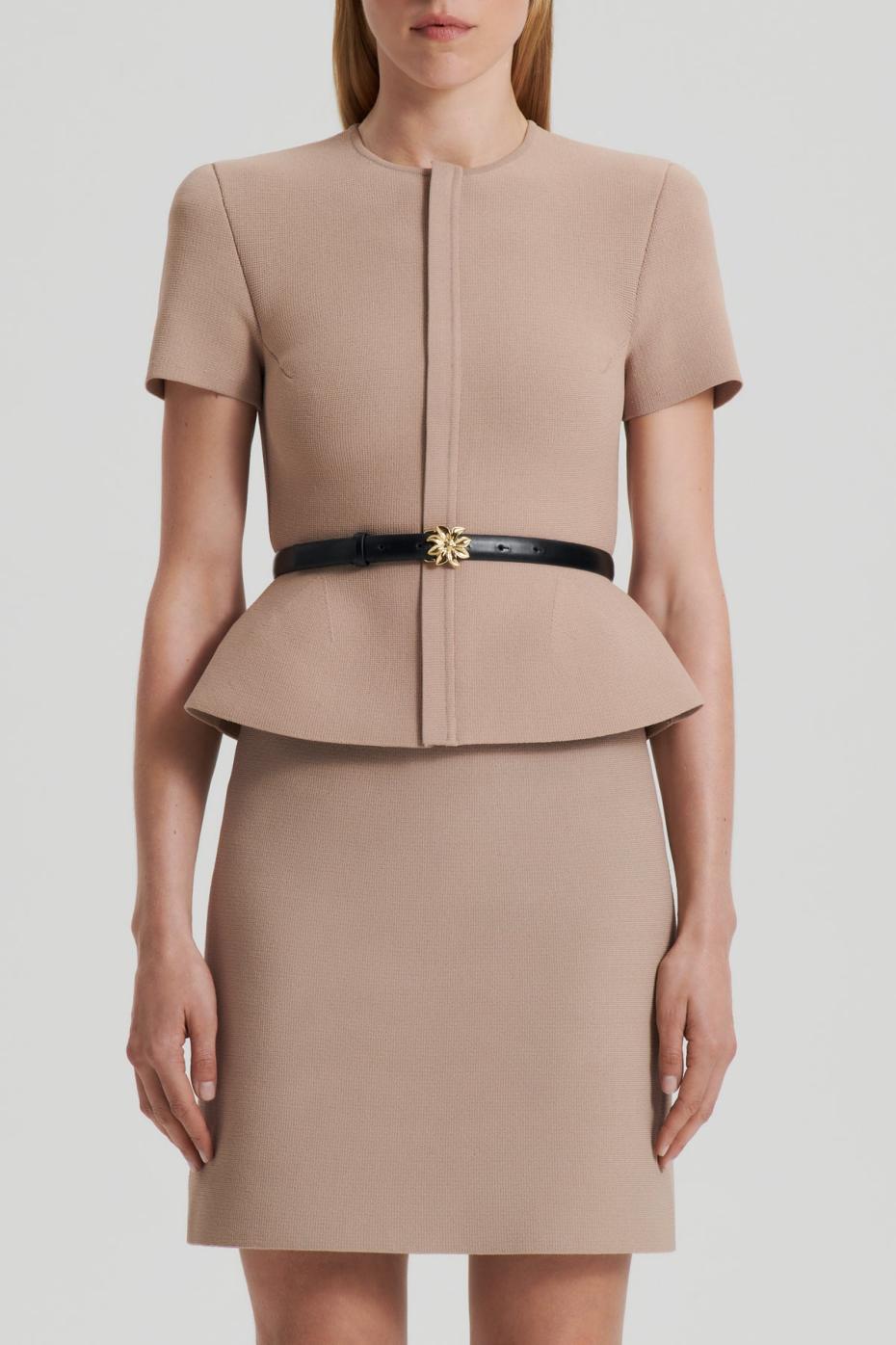 Belts | Women Scanlan Theodore FLOWER BUCKLE BELT 2 Nero