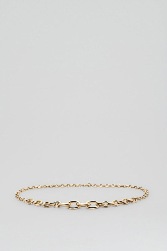 Belts | Women Scanlan Theodore OVAL LINK CHAIN BELT Light.gold