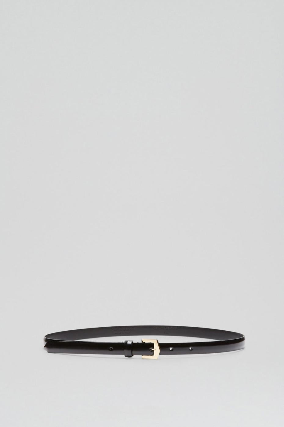Belts | Women Scanlan Theodore POINTED BUCKLE BELT 1.5 Black