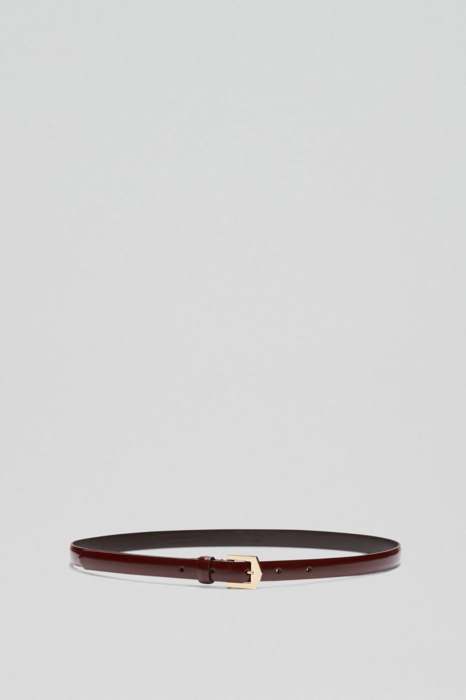 Belts | Women Scanlan Theodore POINTED BUCKLE BELT 1.5 Bordo