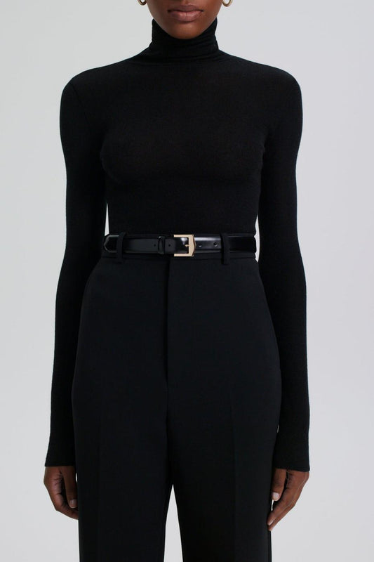 Belts | Women Scanlan Theodore POINTED BUCKLE BELT 2.5 Black