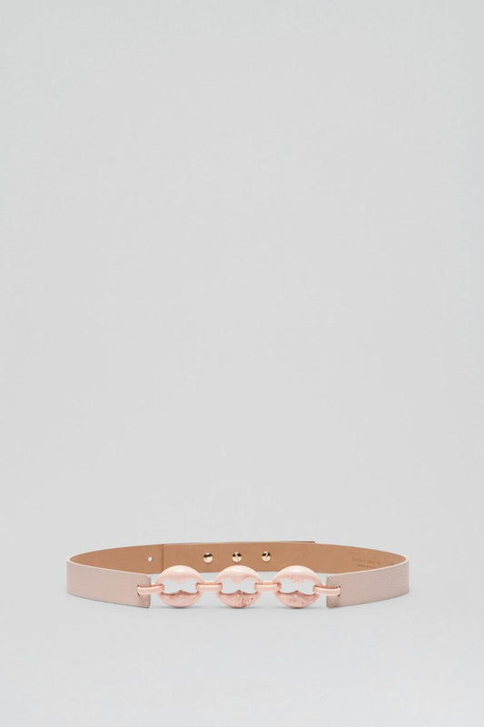 Belts | Women Scanlan Theodore RESIN CHUNKY TRIM BELT 2.5 Chalk.pink