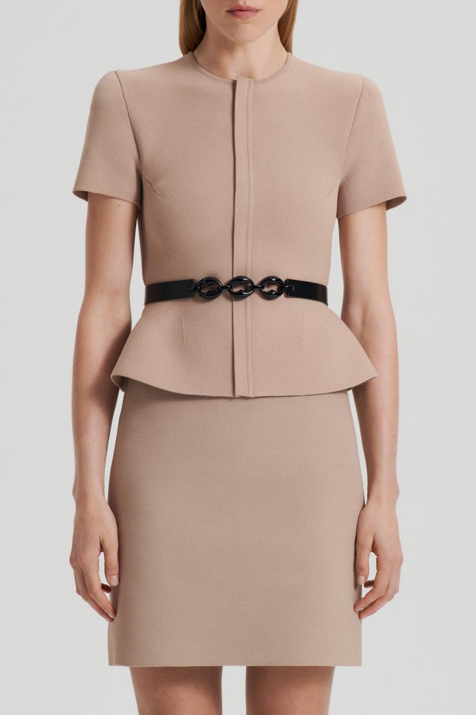 Belts | Women Scanlan Theodore RESIN CHUNKY TRIM BELT 2.5 Nero