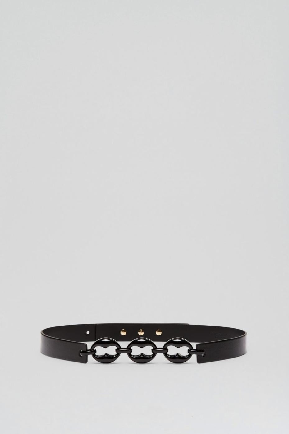 Belts | Women Scanlan Theodore RESIN CHUNKY TRIM BELT 2.5 Nero