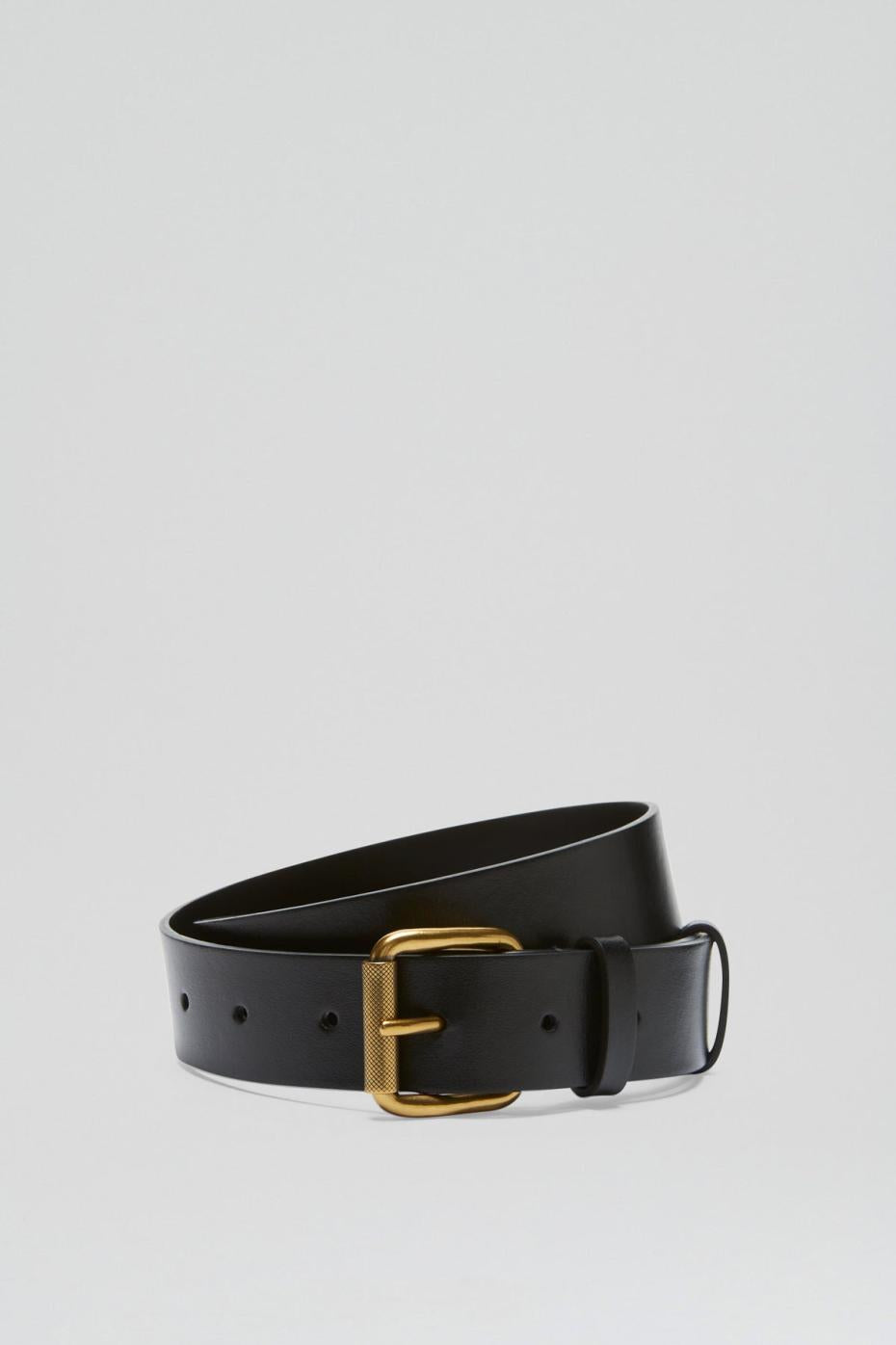 Belts | Women Scanlan Theodore ROLLER BUCKLE BELT 3 Black
