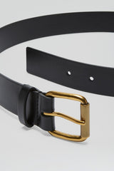 Belts | Women Scanlan Theodore ROLLER BUCKLE BELT 3 Black