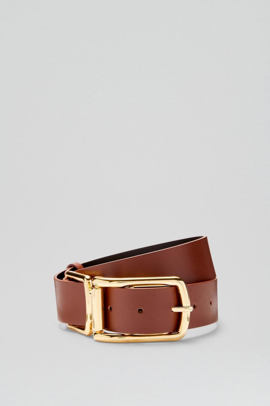 Belts | Women Scanlan Theodore SADDLE BUCKLE BELT 3.5 Brandy