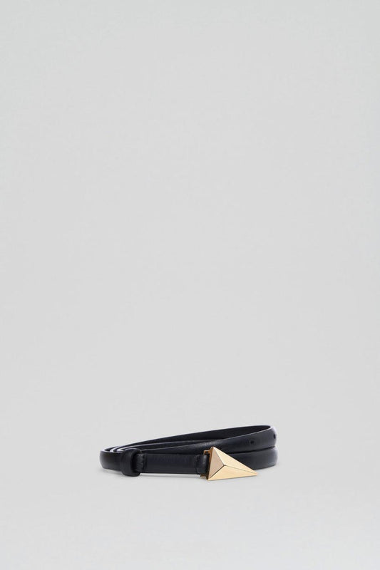 Belts | Women Scanlan Theodore TRIANGLE TRIM BELT 1.2 Nero