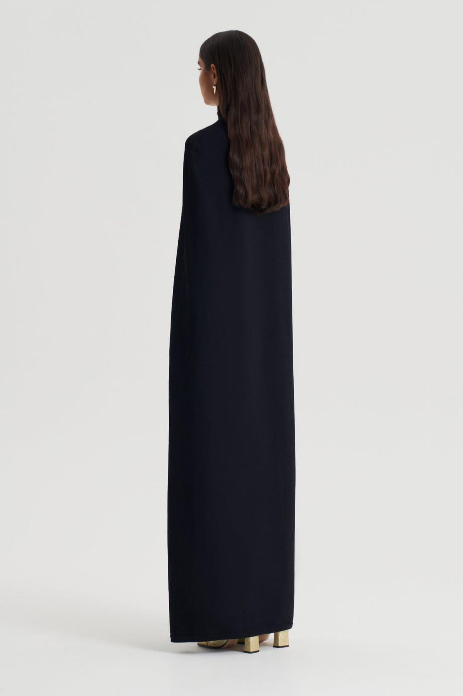 Capes | Women Scanlan Theodore CREPE KNIT SOFT CAPE Black