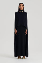 Capes | Women Scanlan Theodore CREPE KNIT SOFT CAPE Black