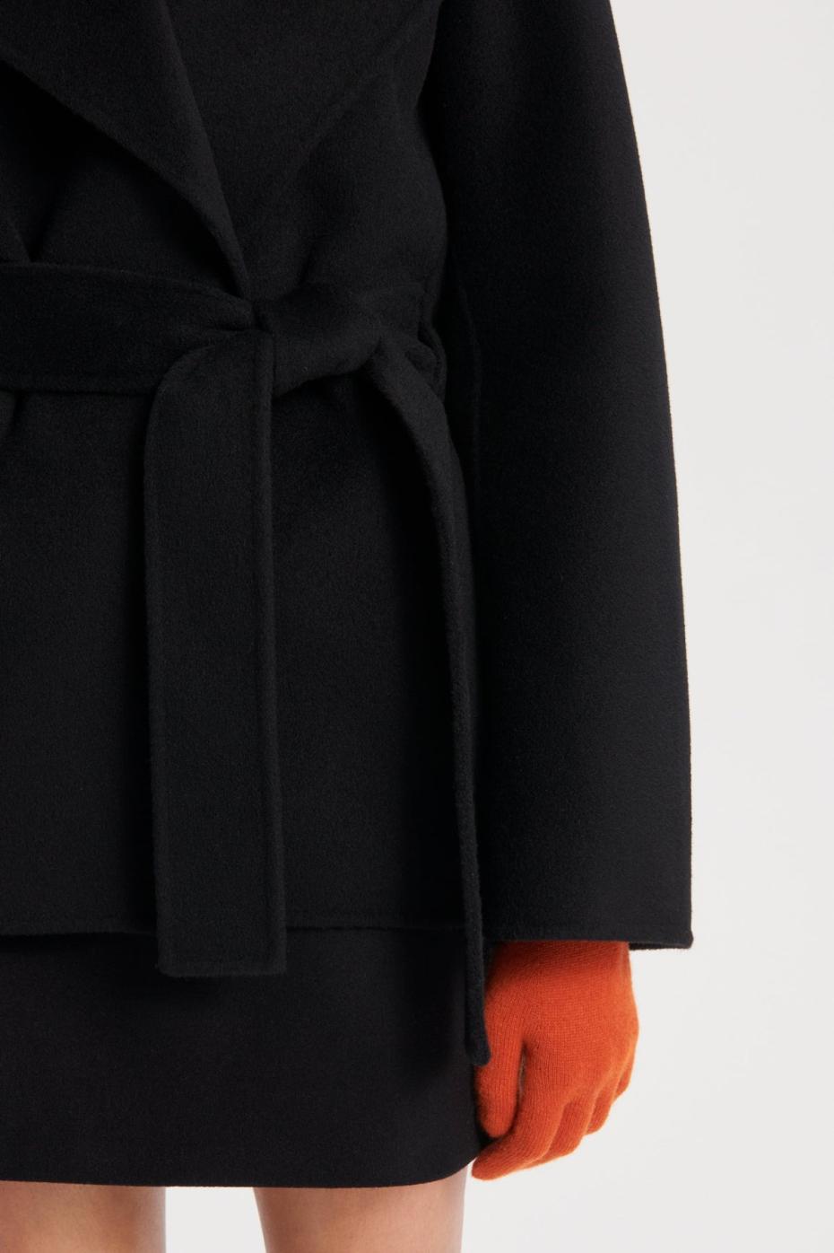 Coats | Women Scanlan Theodore COCOON SLEEVE COAT Black