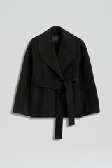 Coats | Women Scanlan Theodore COCOON SLEEVE COAT Black