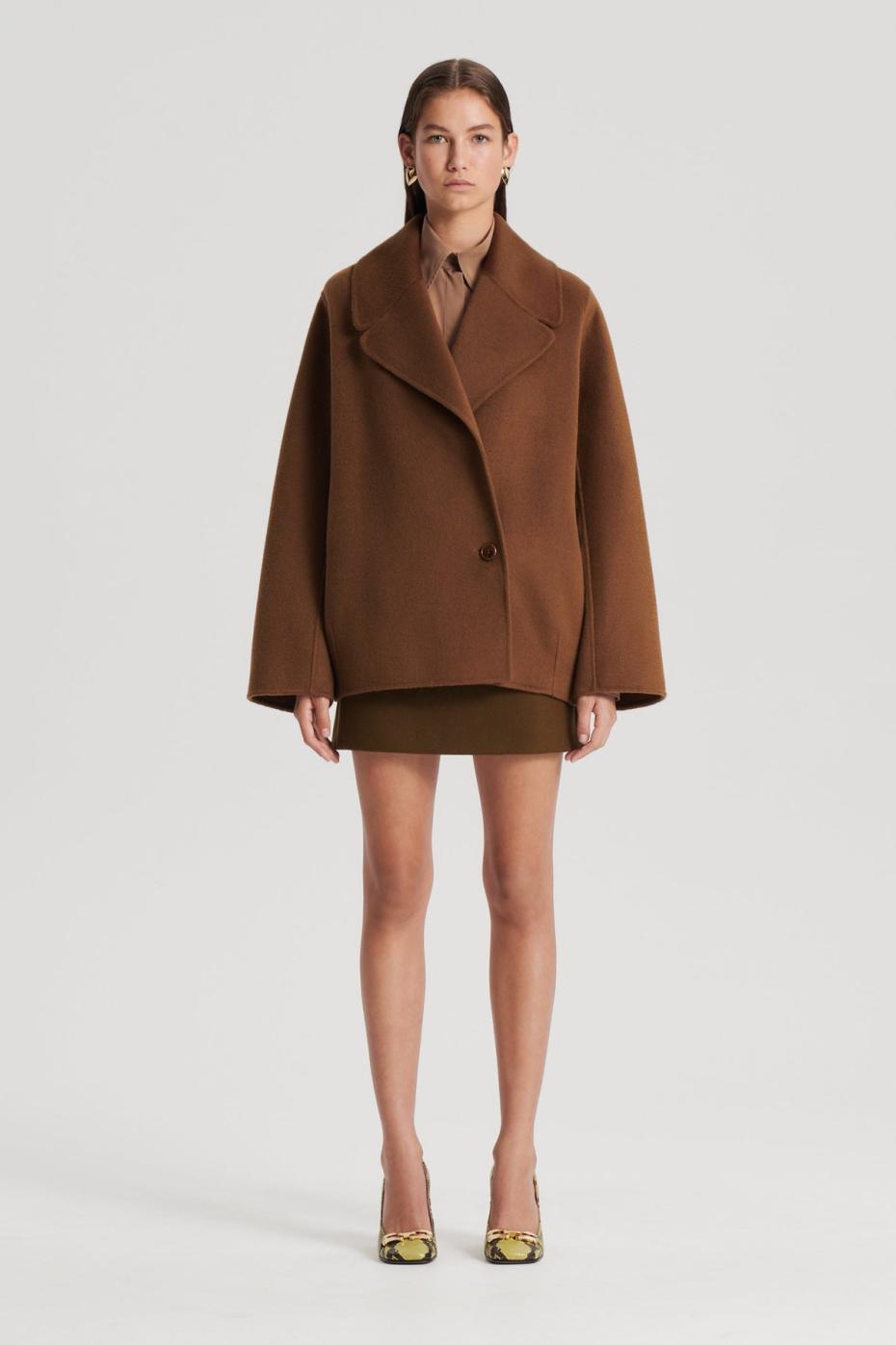 Coats | Women Scanlan Theodore COCOON SLEEVE COAT Spice