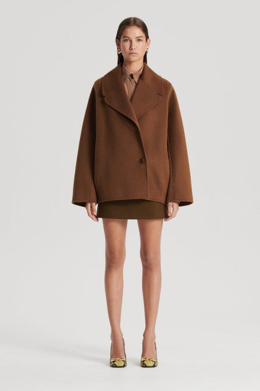 Coats | Women Scanlan Theodore COCOON SLEEVE COAT Spice