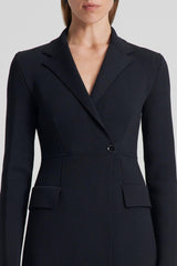 Coats | Women Scanlan Theodore CREPE KNIT TAILORED COAT Black