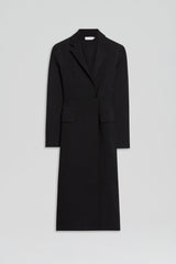 Coats | Women Scanlan Theodore CREPE KNIT TAILORED COAT Black