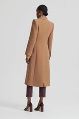 Coats | Women Scanlan Theodore FAUX FUR COLLAR COAT Camel