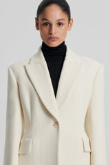 Coats | Women Scanlan Theodore FAUX FUR COLLAR COAT Creme
