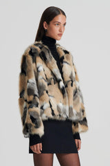 Coats | Women Scanlan Theodore FAUX FUR JACKET Multi