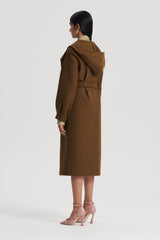 Coats | Women Scanlan Theodore HOODED DUFFLE Khaki