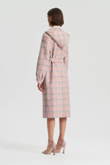 Coats | Women Scanlan Theodore PLAID HOODED DUFFLE Rosa