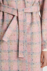 Coats | Women Scanlan Theodore PLAID HOODED DUFFLE Rosa