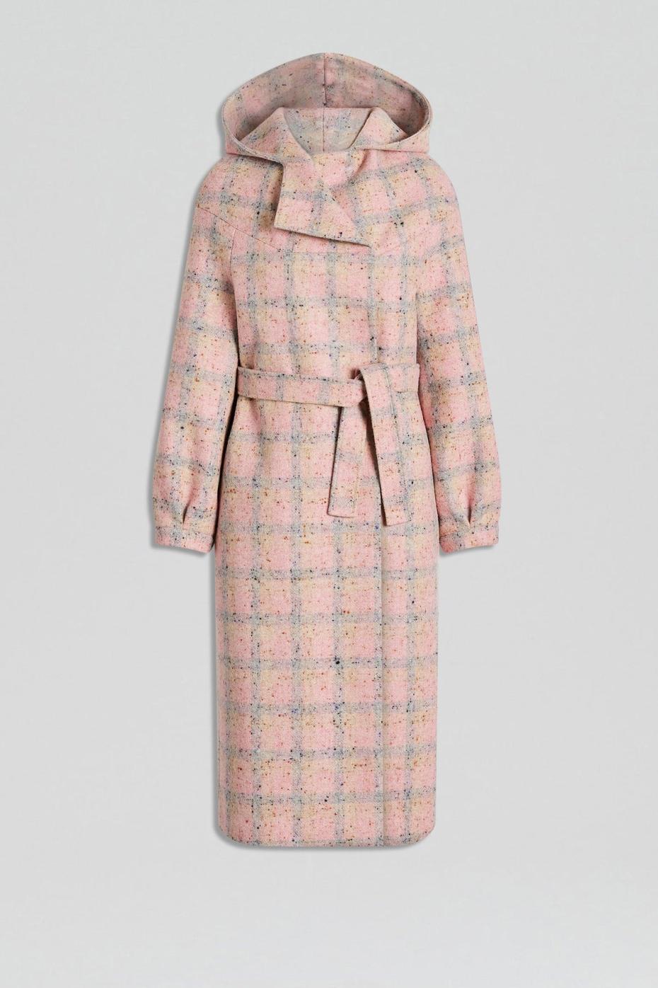 Coats | Women Scanlan Theodore PLAID HOODED DUFFLE Rosa